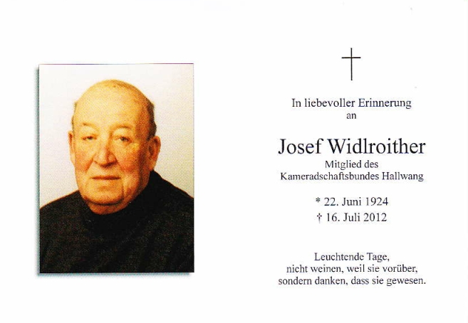 Josef Widlroither